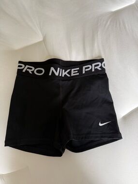 Nike Black Pro Logo Women's Bike Shorts